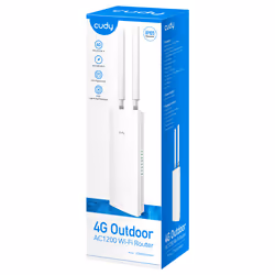 Cudy LT500 routeur sans fil Fast Ethernet Bi-bande (2,4 GHz / 5 GHz) 4G Blanc - Vue supplémentaire 5