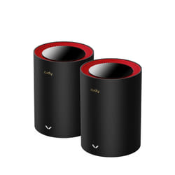 Cudy M3000 2-Pack Bi-bande (2,4 GHz / 5 GHz) Noir, Rouge 1 Interne