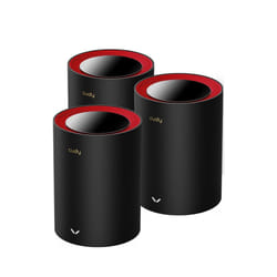 Cudy M3000 3-Pack Bi-bande (2,4 GHz / 5 GHz) Noir, Rouge 1 Interne