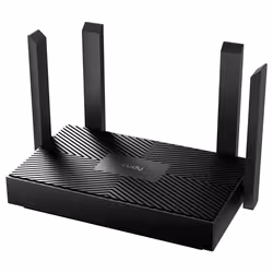 Cudy WR1500, Wi-Fi 6 (802.11ax), Bi-bande (2,4 GHz / 5 GHz), Ethernet/LAN, Noir, Routeur