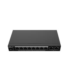 Ruijie Networks RG-ES210GC-LP commutateur réseau Géré L2 Gigabit Ethernet (10/100/1000) Connexion Ethernet, supportant l'alimentation via ce port (PoE) Noir