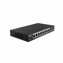 Ruijie Networks RG-ES210GC-LP commutateur réseau Géré L2 Gigabit Ethernet (10/100/1000) Connexion Ethernet, supportant l'alimentation via ce port (PoE) Noir