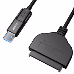 Adaptateur USB vers SATA BENFEI USB 3.0 vers SATA III avec Compatible pour Disque Dur et SSD 25 Pouces