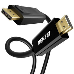 BENFEI câble DisplayPort vers HDMI adaptateur  09 m DisplayPort vers HDMI mâle vers mâle cordon
