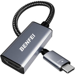 Adaptateur USB-C vers HDMI - BENFEI - 4K - Compatible iPhone 15 Pro Max - MacBook Pro Max - Noir