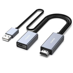 Adaptateur HDMI vers DisplayPort - BENFEI - Convertisseur 4K 60Hz - Compatible PS5 - Xbox - Gris