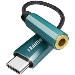 BENFEI Adaptateur de Prise de Casque à 3.5mm avec chipset DAC USB-C vers casque femelle 35 mm