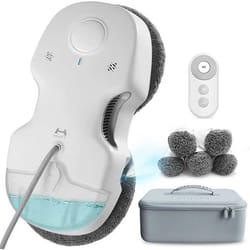 HUTT Robot nettoyeur de vitres C6 avec réservoir deau 80ML robot nettoyeur de vitres 3800Pa  navigation intelligente télécomm
