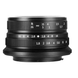 7Artisans A103S lentille et filtre d'appareil photo MILC Objectif large Noir