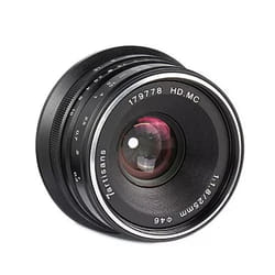 7Artisans 495041 lentille et filtre d'appareil photo MILC Objectif standard Noir