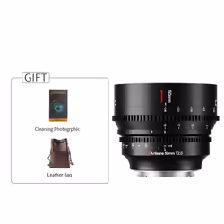 7Artisans 50mm T2.0 Canon RF MILC/SLR Objectif de cinéma Noir