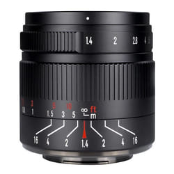 7Artisans A506B-II lentille et filtre d'appareil photo MILC Téléobjectif Noir