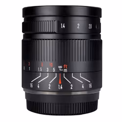 7Artisans A506B-II lentille et filtre d'appareil photo MILC Téléobjectif Noir