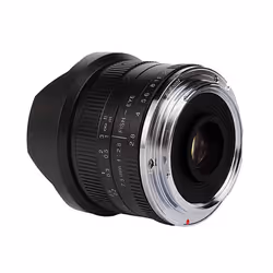 7Artisans A306B-II lentille et filtre d'appareil photo MILC Objectif de cinéma Noir