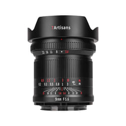 7Artisans 9mm f/5.6, Canon R MILC Objectif ultra large Noir