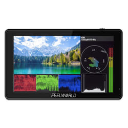 Feelworld LUT5 Moniteur de caméra 14 cm (5.5") Noir 1920 x 1080 pixels Rétroéclairage à LED Écran tactile