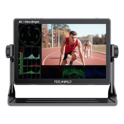 Feelworld LUT11H Moniteur de caméra 25,6 cm (10.1") Noir 1920 x 1200 pixels Rétroéclairage à LED Écran tactile