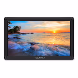 Feelworld FW568 V3 Moniteur de caméra 15,2 cm (6") Noir 1920 x 1080 pixels Rétroéclairage à LED Écran tactile