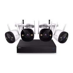 Kit Vidéosurveillance 1 enregistreur et 4 Caméras IP WiFi Bullet 2 2MP - IMOU