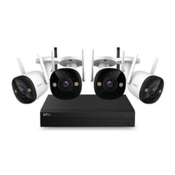 Kit Vidéosurveillance 1 enregistreur et 4 Caméras IP WiFi Bullet 2 2MP - IMOU