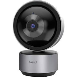 Caméra Wi-Fi - Arenti DOME1 - 3MP/2K UHD avec Bande 5GHz et Caméra IP de sécurité intérieure 360° PTZ  Alliage daluminium