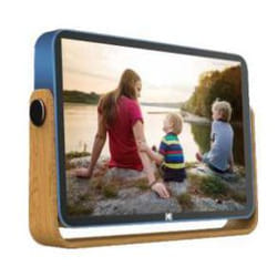 Kodak RWF-108 cadre photos numériques Bleu, Bois 10" Tactile Wifi