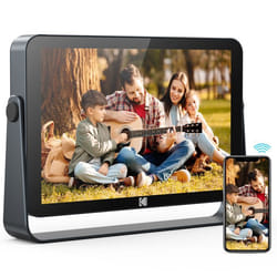 KODAK Cadre Photo Numérique 10 Wi-Fi 6 Écran Tactile Full HD 1200x1920 32 Go Diaporama & Musique Partage via Wi-Fi - Noir