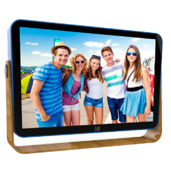 Kodak RWF108 cadre photos numériques Bois, Bleu 25,4 cm (10") Écran tactile Wifi