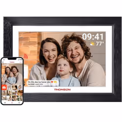 Cadre Photo Numérique - THOMSON - 101 Pouces - WiFi - Écran Tactile IPS - 32 Go Mémoire Interne