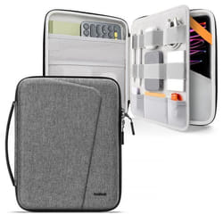 Housse Coque Dure 13 Pouces - INATECK - iPad Pro 12.9 Pouces - Antichoc - Gris - EVA Haute Densité