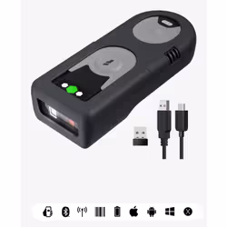 Inateck BCST-43, Lecteur de code barre portable, 1D, CMOS, Codabar, Code 11, Code 128, Code 32, Code 39 (ASCII), Code 93, EAN ...