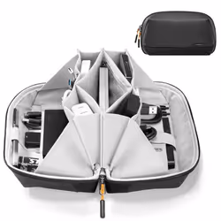 Inateck Sac de Rangement Câbles organisateur daccessoires électroniques avec poignée pochette organisateur de gadgets
