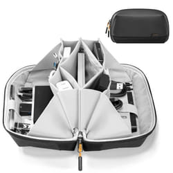 Inateck Sac de Rangement Câbles organisateur daccessoires électroniques avec poignée pochette organisateur de gadgets
