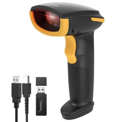 Inateck Scanner de Code-Barres Bluetooth Lecteur de Code-Barres USB sans Fil 1D 1 Charge par Mois Scanner avec APP et SDK
