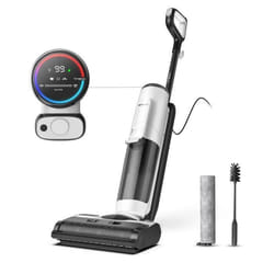 Tineco FLOOR ONE S5 Steam Aspirateur-balai 2 en 1 Secteur Sec&humide Sans sac 1500 W Blanc, Noir