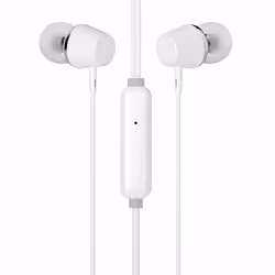 HP DHE-7000, Avec fil, Appels/Musique, Casque, Blanc