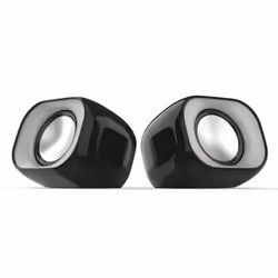 HP DHS-2111, 2-voies, 2.0 canaux, Avec fil, 6 W, 200 - 16000 Hz, Noir, Argent