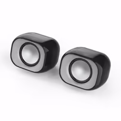 HP DHS-2111 haut-parleur 2-voies Noir, Argent Avec fil 6 W