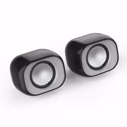 HP DHS-2111 haut-parleur 2-voies Noir, Argent Avec fil 6 W