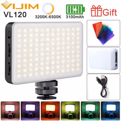 Lampe de caméra LED VIJIM VL 120 RGB avec panneau lumineux bicolore 3200-6500K