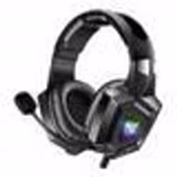 Casque gaming - Onikuma - K8 - RGB - Noir - Sur-oreille - Micro intégré