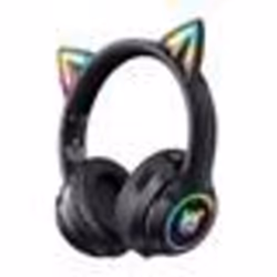 ONIKUMA - B90 Noir - Casque Gaming Bluetooth 5.0 Kawai LED RGB
