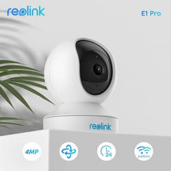 Reolink 4MP Pan Tilt Caméra De Surveillance Interieur WiFi Rotative Caméra Bébé avec Vision Nocturne Détection de Mouvement -E1 Pro