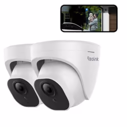 Reolink 2 Pièces 8MP Caméras de Surveillance Extérieure PoE RLC-820A - Détection Personne et Véhicule - Étanchéité IP66 - Tim ...