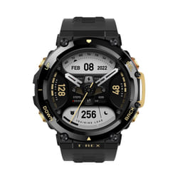 Amazfit T-Rex 2 47mm Tactile Noir, Or GPS (satellite)