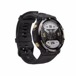Amazfit T-Rex 2 47mm Tactile Noir, Or GPS (satellite)