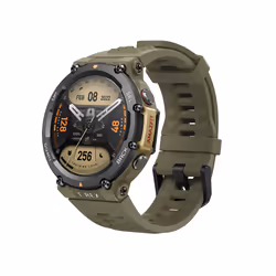 Amazfit T-Rex 2 47mm Tactile Noir, Vert GPS (satellite)