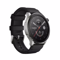 Amazfit GTR 4 Superspeed Black 46mm Tactile Noir GPS (satellite)
