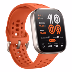 Amazfit Bip 6 Red 5 cm (1.97") AMOLED Numérique Or GPS - Vue supplémentaire 2