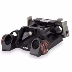 Tilta TA-BSP6-15-B, Plaque de montage, Noir, Aluminium, Acier inoxydable, 1/4-20, 3/8-16", (1) Tiltaing 15mm LWS Baseplate Ty ...